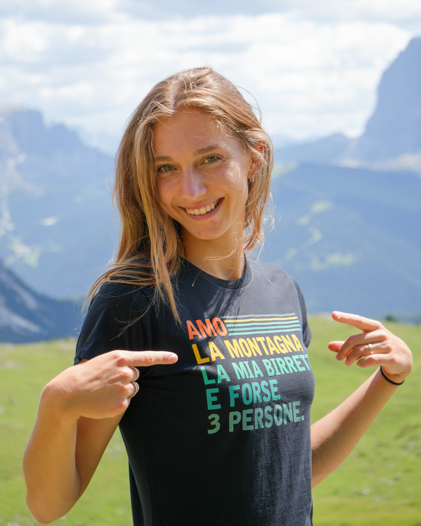 Amo La Montagna e la mia birretta - Mondo Dolomiti