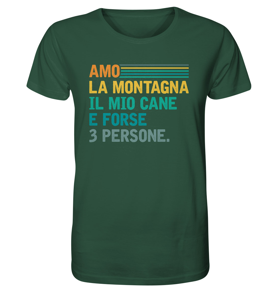 Amo La Montagna T-Shirt Mondo Dolomiti