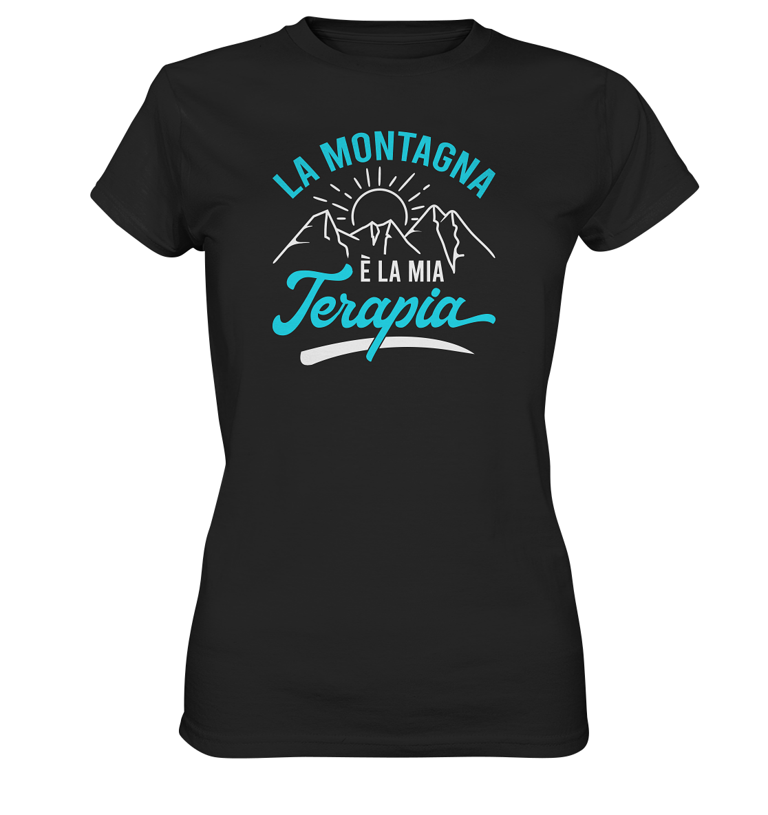 La montagna è la mia terapia - Ladies Premium Shirt