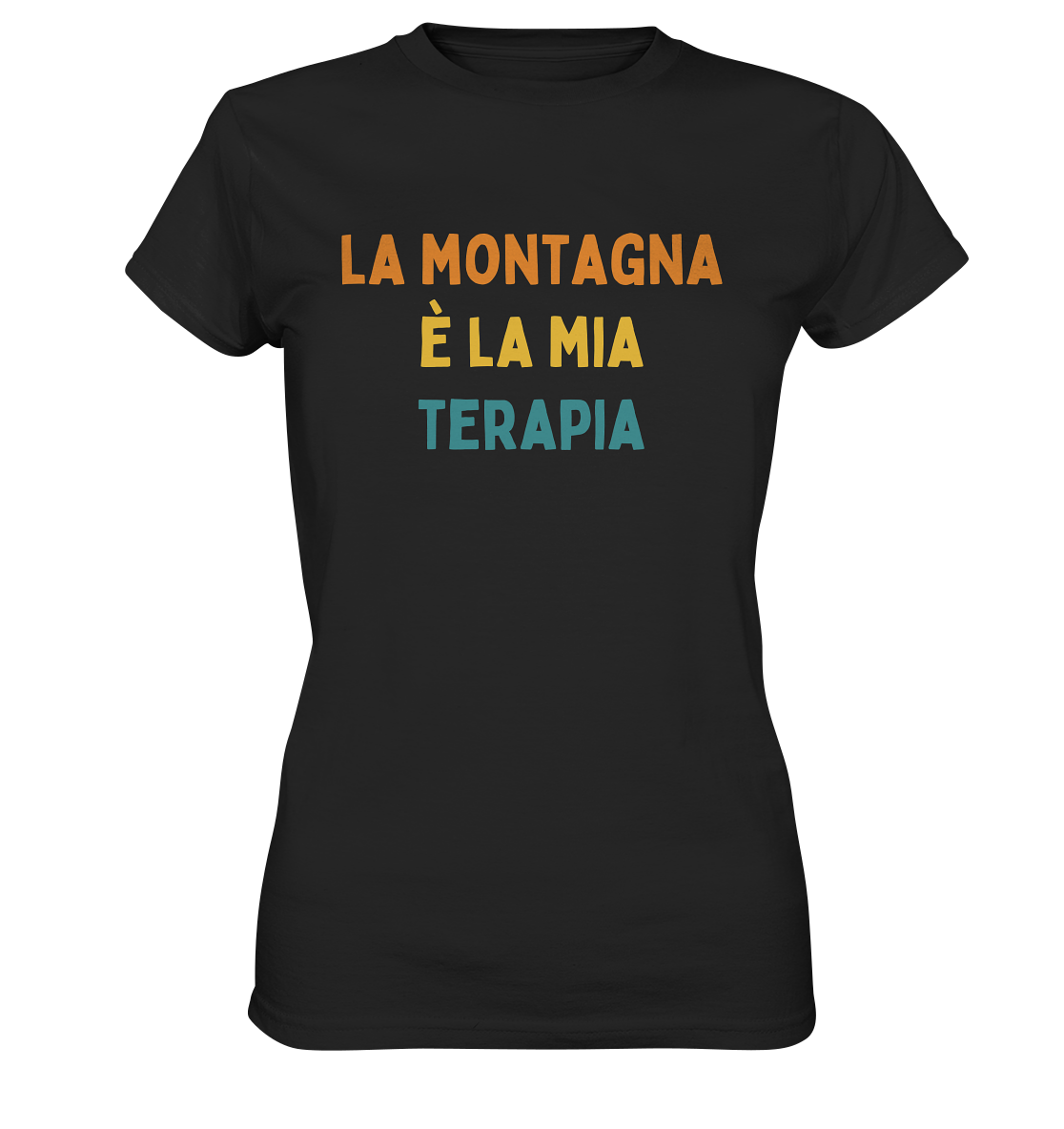 La montagna è la mia terapia - Ladies Premium Shirt